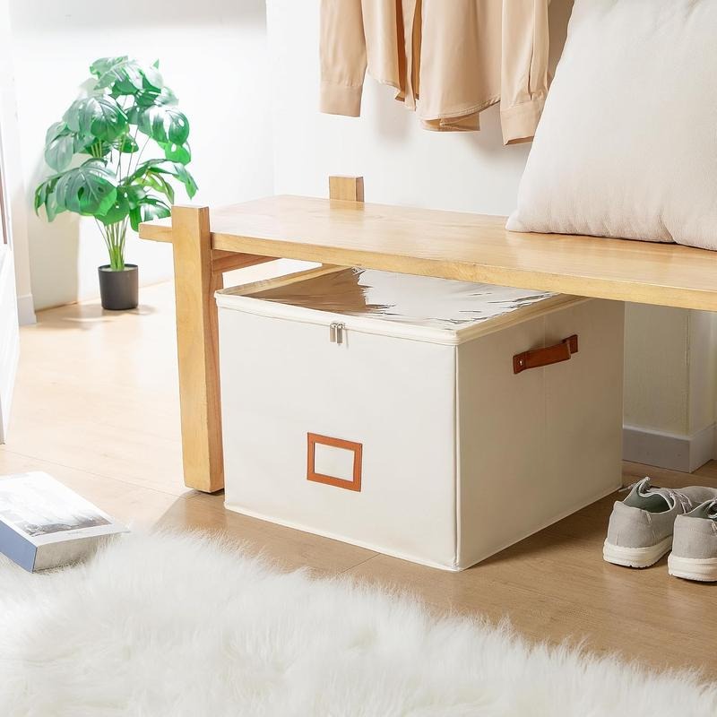 Stoffen schoenenrek opbergdoos