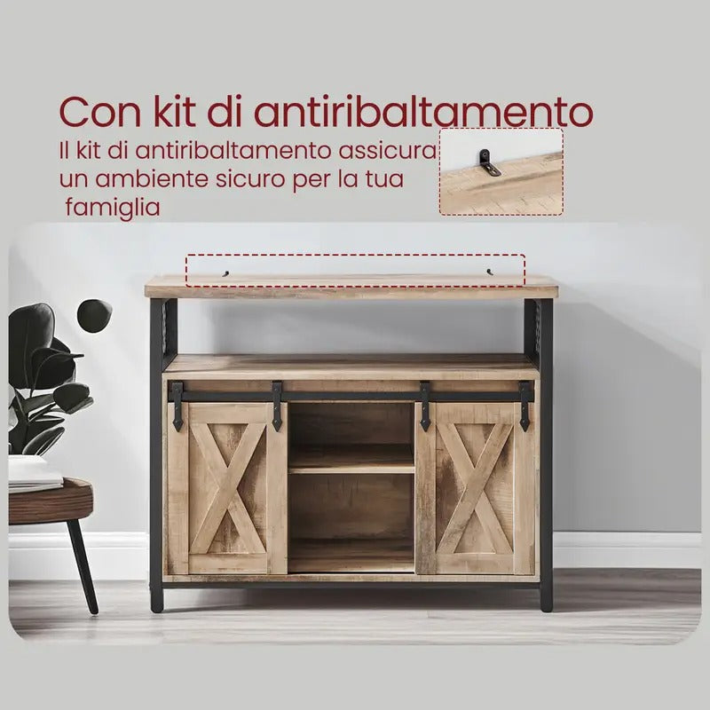 A-Mobile da cucina in stile rustico