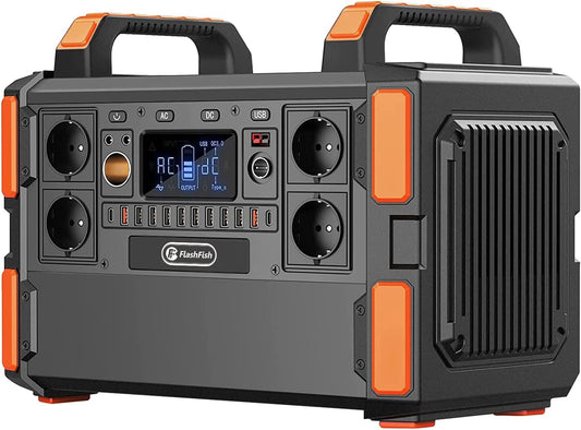 🔋 Power Station Portatile 1000W | 1048Wh ⚡️ Campeggio & Emergenze