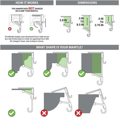 ✨Calza da camino e gancio per ghirlanda