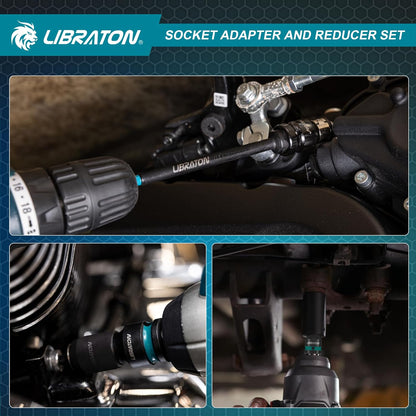 🔧  LIBRATON 20-delige Dopsleuteladapter Set