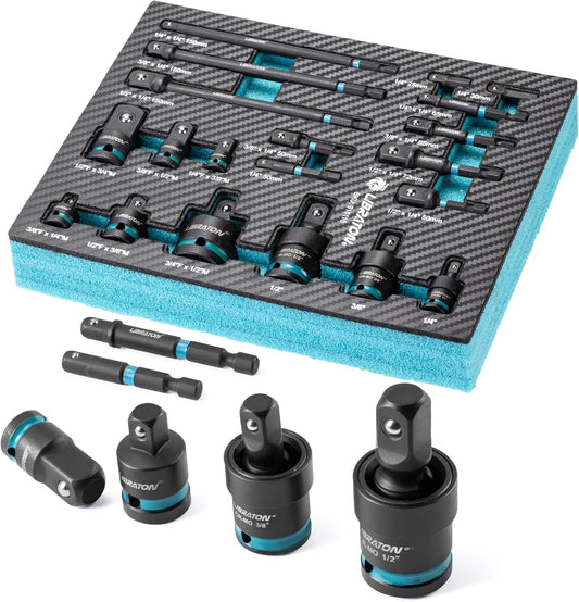 🔧  LIBRATON 20-delige Dopsleuteladapter Set