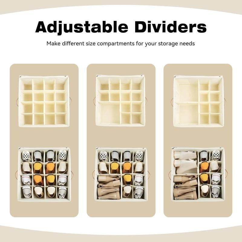 Stoffen schoenenrek opbergdoos