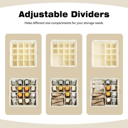 Stoffen schoenenrek opbergdoos