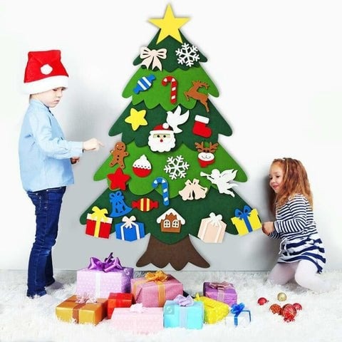 🎁Set fai da te per albero di Natale in feltro