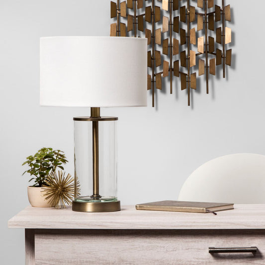 Fillable Accent with USB Table Lamp