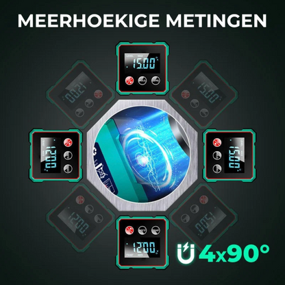 ProTech digitale hoekmeter – nauwkeurigheid die je werk moeiteloos perfect maakt