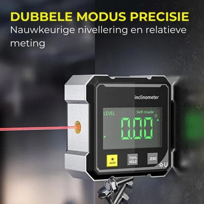 ProTech digitale hoekmeter – nauwkeurigheid die je werk moeiteloos perfect maakt