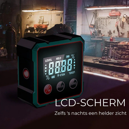 ProTech digitale hoekmeter – nauwkeurigheid die je werk moeiteloos perfect maakt