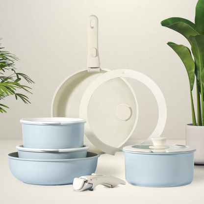 Set hoogwaardige pannen