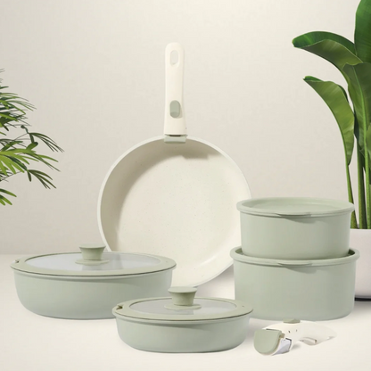 Set hoogwaardige pannen