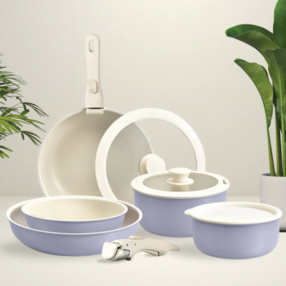 Set hoogwaardige pannen