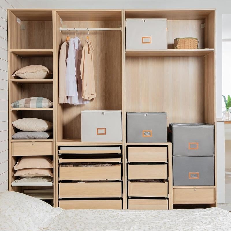 Stoffen schoenenrek opbergdoos