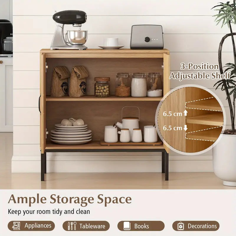 Boho rotan opbergkast