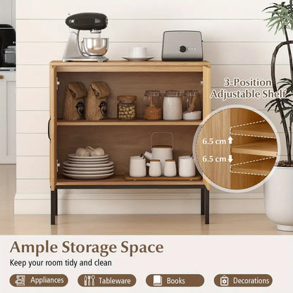 Boho rotan opbergkast