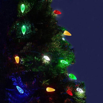 (4 pièces ) Ensemble de Sapin de Noël à Énergie Solaire avec 20 Lumières LED