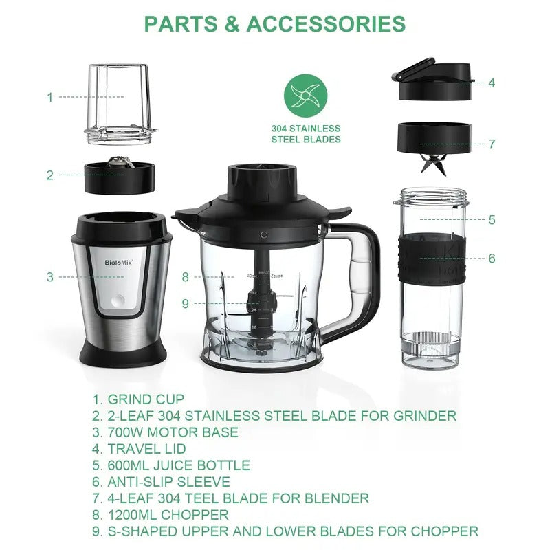 Frullatore multifunzione 3 in 1