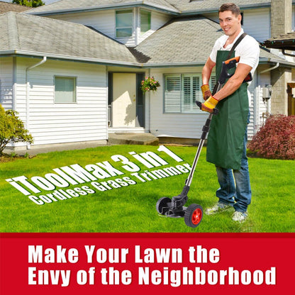 3-in-1-Akku-Rasentrimmer