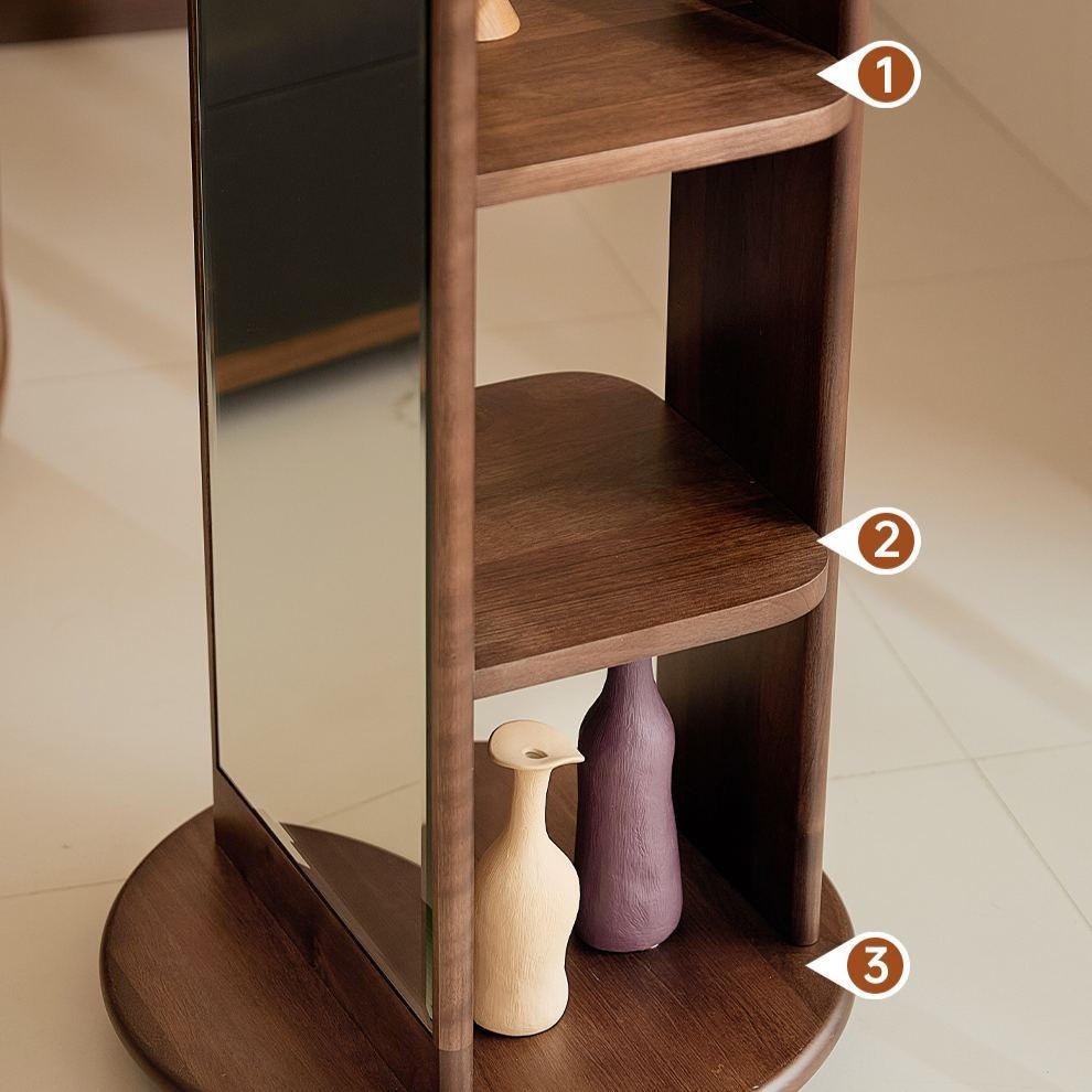 Miroir pivotant avec crochet