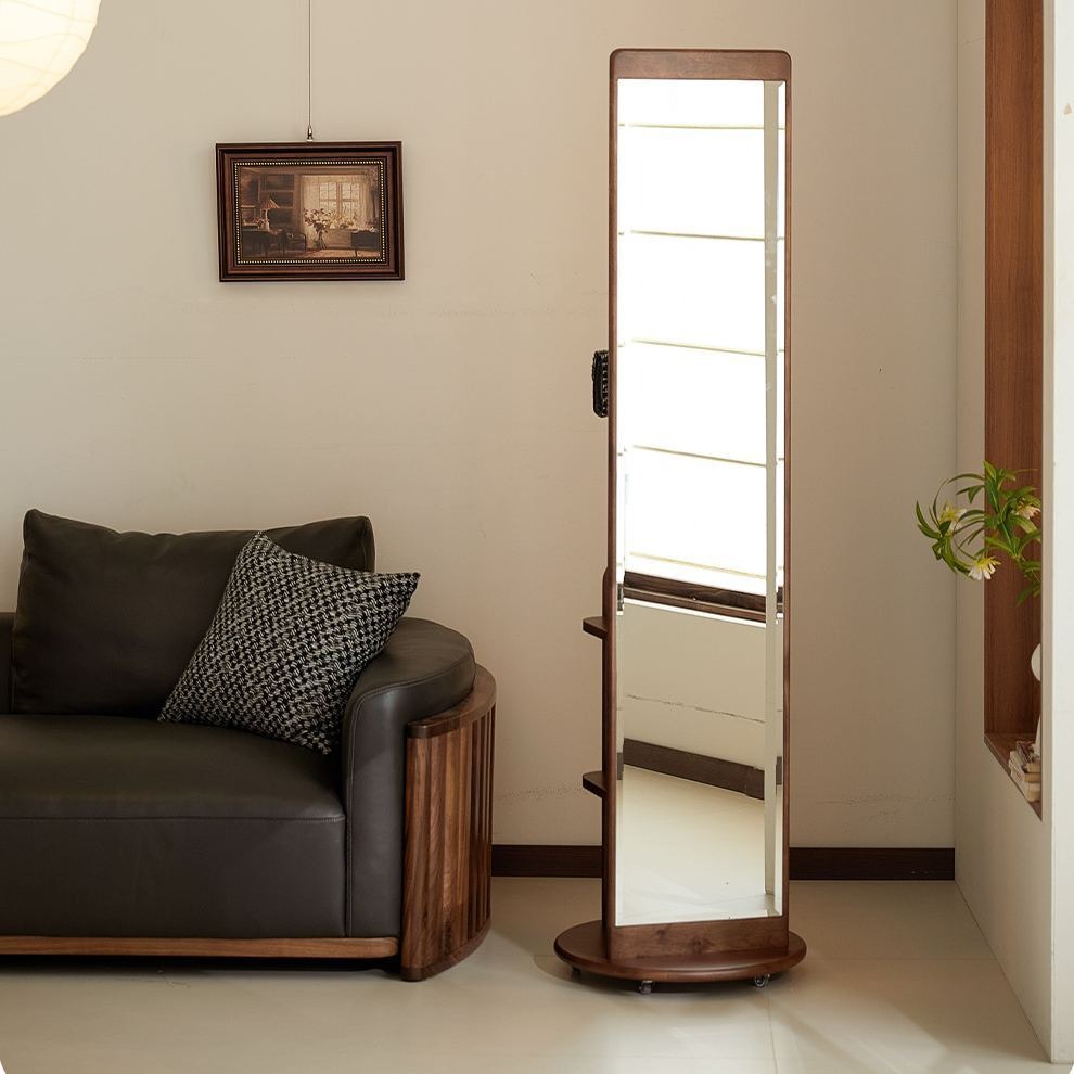 Miroir pivotant avec crochet