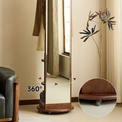 Miroir pivotant avec crochet